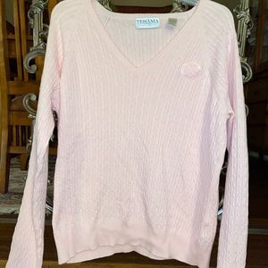 Baby pink Tehāma sweater